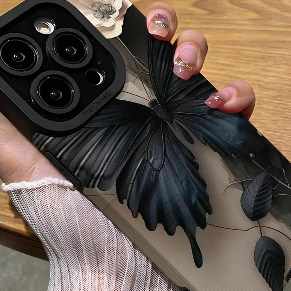 Black Butterfly Phone Case